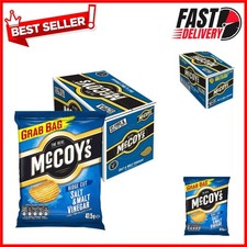 Bulk McCoy's Crisps – Vegetarian Salt & Malt Vinegar, 36 Pack of 47.5g Bags