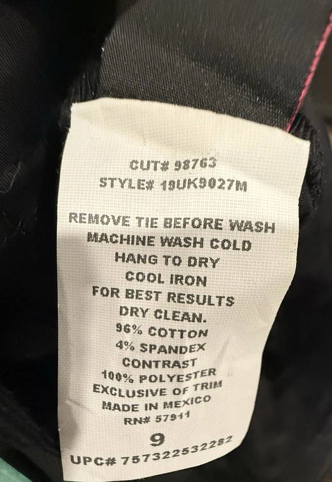 Falda lápiz negra para mujer juniors talla 9 nueva con etiquetas envoltura marca con cinturón Foto 4 de 4