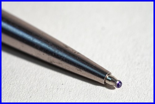 MONTBLANC Kugelschreiber SL (SlimLine) Serie in Schwarz & Stahl mit neuer Mine - Bild 6 von 6