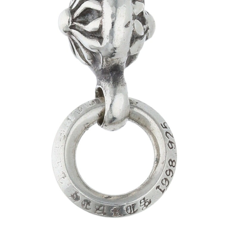 Chrome Hearts 1B Tny Ch Crs 1 Ball Tiny Cross Charm Silver Chrome Hearts 1B Tny Ch Crs 1 Ball Tiny Cross Charm Silver