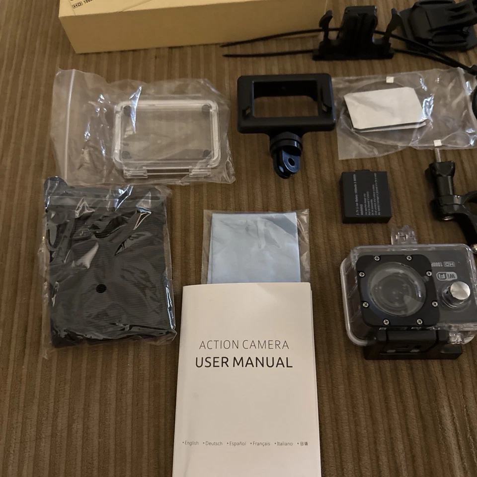 Sport Camera wifi HD 1080p. Model  GEOD001AB - Image 2 of 4