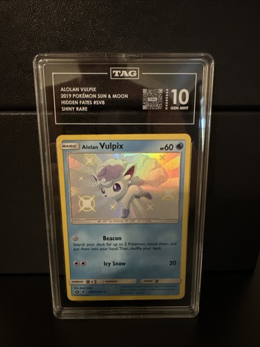 Alolan Vulpix graded TAG 10 for sale on eBay