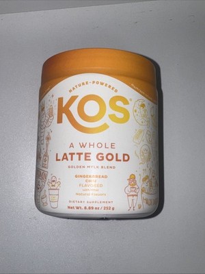 Kos A Whole LATTE GOLD  Golden Mylk Blend Gingerbread Chai 8.89oz