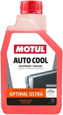 1lt Flüssigkeit Frostschutzmittel Rot MOTUL Auto Cool Optimal Ultra Rein Schutz-