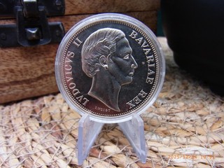 Münze Marientaler Patrona Bavariae Lvdovicvs Ludwig II 3 2cm Durchmesser MÜ.0003