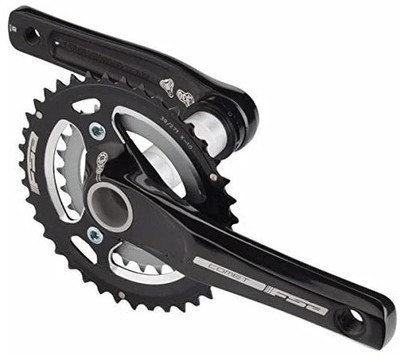 FSA Comet BB30 MTB Kurbel 2x10-fach 42/27 Zähne 175 mm schwarz, neuwertig