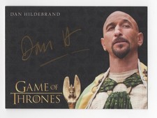 Dan Hildebrand as Kaznys Mo GAME OF THRONES Season 8 Autograph Card Auto Gold