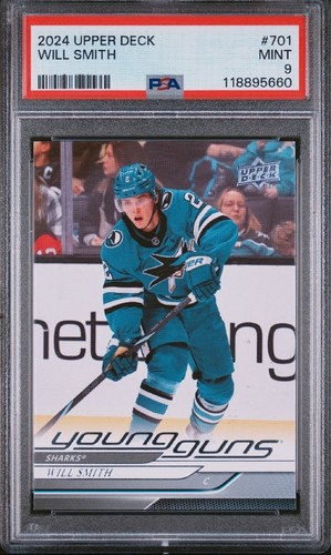 2024-25 Upper Deck Extended Series - Young Guns Will Smith #701 - PSA 9