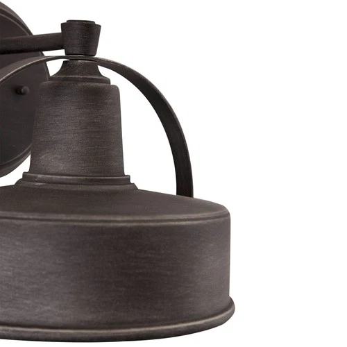 Designers Fountain 33141 Portland 10" Tall Outdoor Wall Sconce - Grey - Picture 3 of 12