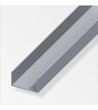 PROFILO AD "U" 7.5x12.5 ALLUMINIO NATURALE - 1 METRO.