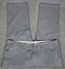 Men's Chino Pants 48x30 Dark Gray Goodfellow Straight Leg Stretch Flat Front
