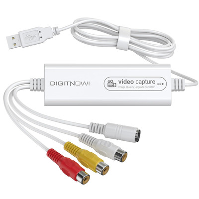Video Capture USB Video Capture Device Convert VHS to Digital VHS/VCR/Hi8/