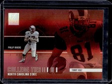 2004 Donruss Elite Torry Holt Philip Rivers College Ties #/2000