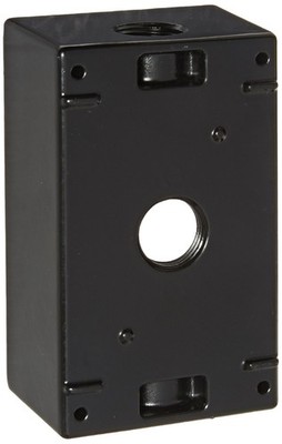 RAB Lighting B3B Outdoor Electrical Outlet Box   Weatherproof Die Cast Alu