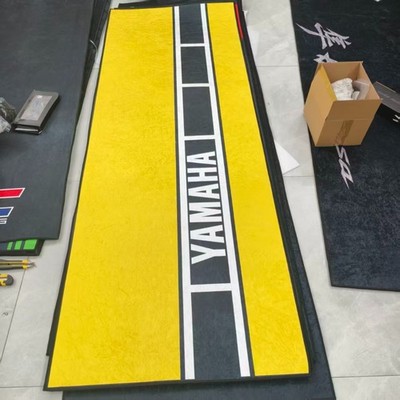 For YAMAHA Motorcycle Garage carpet Display Parking Pit Mat Showroom Workshop