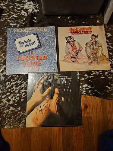 Spooky Tooth Three Vinyl Lot- The Last Puff, Ceremony, You Broke My Heart