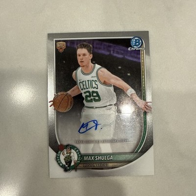 2025-26 Bowman Chrome Max Shulga Boston Celtics RC Auto