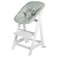 Roba Born Up 2In1 Set Treppenhochstuhl Weiß Mit Aufsatz Style Frosty Green Top