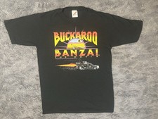 ORIGINAL 1984 VINTAGE 80s BUCKAROO BANZAI MOVIE PROMO T-SHIRT MEN SZ Med