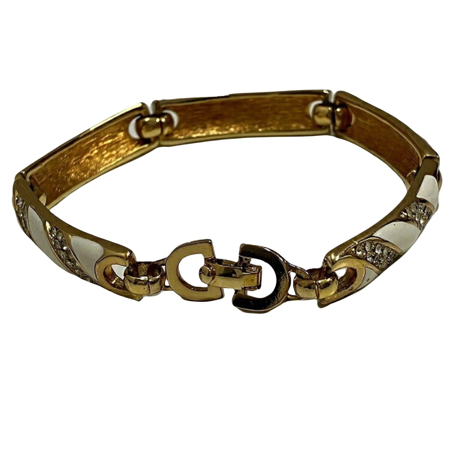Bracelet Dior plaqué or bijou authentique