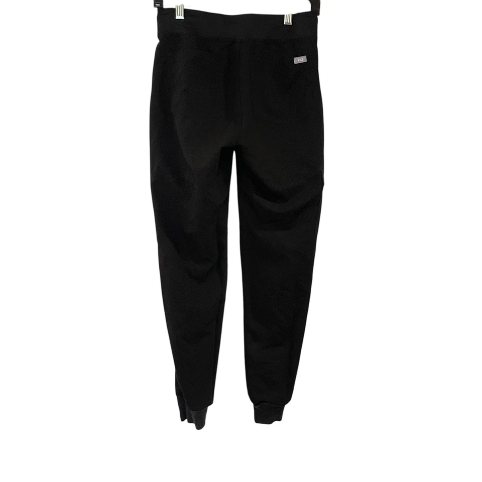 FIGS Pants Womens XXS 2XS Black Zamora Jogger Scrub Nurse Uniform Cuffed Casual - Image 2 of 4