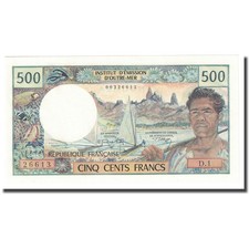 [#646757] Banknote, New Caledonia, 500 Francs, Undated (1969-92), NOUMÉA, KM:60,