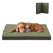 Outdoor Dog Bed - Waterproof, Portable, Foldable, Cooling, Orthopedic for Lar...