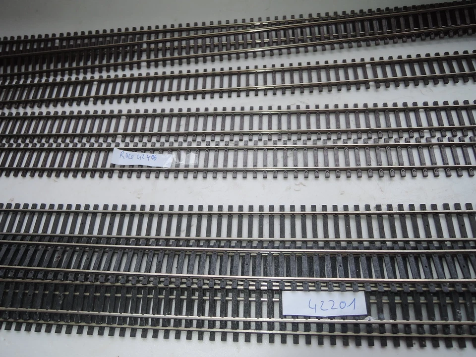 ++ JU12 H0 Roco 42400 42200 42201 42406 Flexgleis über 13,4 Meter - 81-96cm - Bild 3 von 4