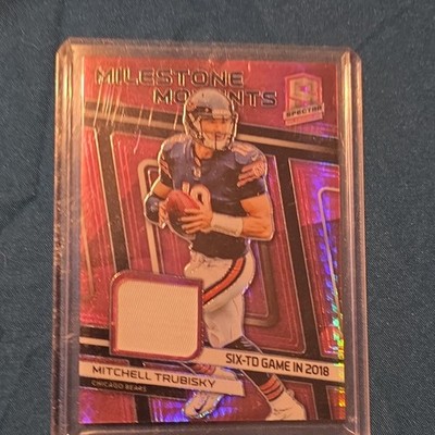 Panini 2019 Spectra Milestone Moments Mitchell Trubisky MM-25 Neon Pink /15 Bea 