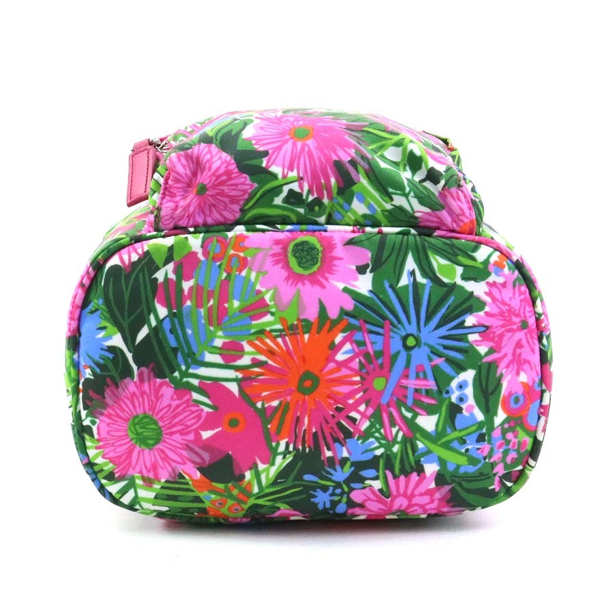 Auth PRADA Backpack Multicolor Nylon/Silvertone -… - image 4