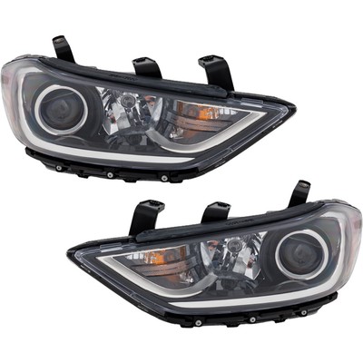 Headlight For 2017-2018 Hyundai Elantra Pair Driver and Passenger Side