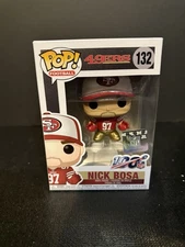 FUNKO POP ! NICK BOSA 132 POP FOOTBALL 49ERS C02