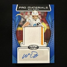 WILL DISSLY 2025 CERTIFIED PRO MATERIALS PATCH BLUE AUTO /49 
