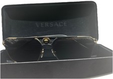Versace Grey Navigator Men's Sunglasses VE2238 143687 61 VE2238 143687 61