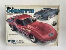 MPC 1978 Corvette 1/20 Model Kit Open Box (S3)