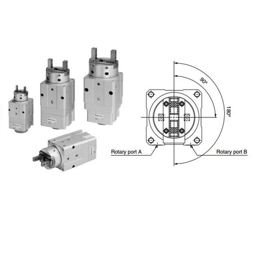 SMC MRHQ10C Swinging Claws Rotating Finger Cylinder New.⊕IK - Picture 4 of 5