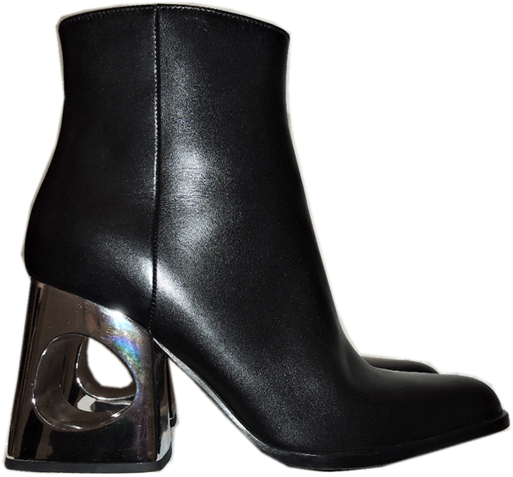 1030 Marni Ankle Booties Flat Black Leather Zipper Zipper Zipper Boots Silver Heel 36 fdad43 1030 Marni Ankle Booties Flat Black Leather Zipper Zipper Zipper Boots Silver Heel 36 fdad43