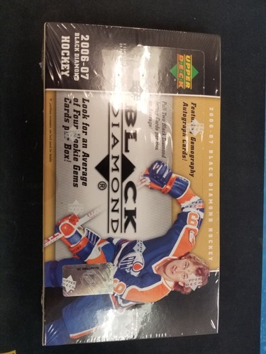 2006-07 UPPER DECK BLACK DIAMOND HOCKEY HOBBY BOX FACTORY SEALED 24 PACKS - Picture 2 of 4
