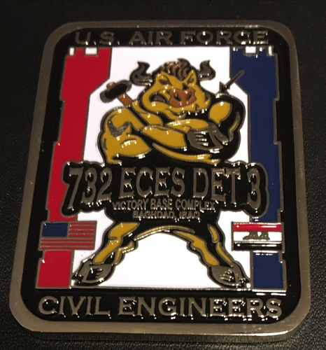732 ECES DET 3 ~ VICTORY BASE COMPLEX BAGHDAD, IRAQ ~ AIR FORCE ~ Challenge Coin - Picture 3 of 4