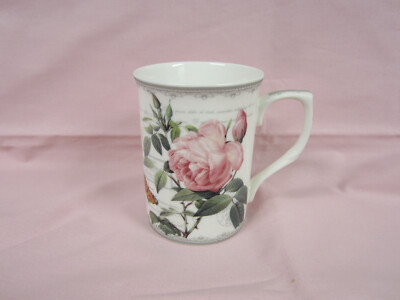 Lesser & Pavey mug, Redoute Rose, Leonardo collection, new