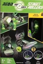 Neon Pop N Lock Street Rollers, Walk and Roll