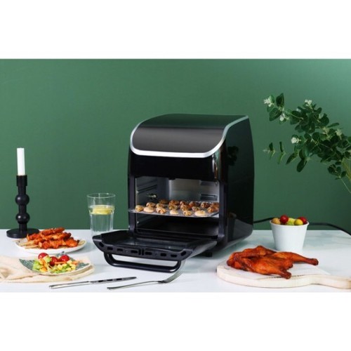 Friggitrice ad aria 12 litri 1800W Forno Grill Touchscreen 10 funzioni cottura - Foto 9 di 13