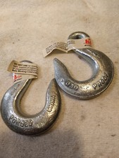 Pair of Koch G30 1/4" Eye Slip Hook-Forged Steel-NEW-Fixed US shipping