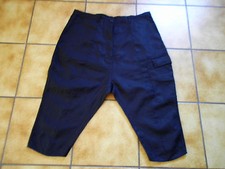 Rundholz black Label,3/4-7/8Hose,Leinen,Gr.XL(OS),schwarz,lei.tief.Schritt,Lagen