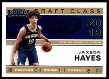 2019-20 Panini Contenders Draft Class Jaxson Hayes New Orleans Pelicans #8