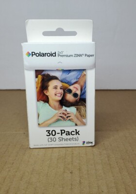 （新品未使用）Polaroid Snap (ホワイト)　ジンクペーパー30枚付 30 Sheets for Polaroid Snap 2x3 Inch Polaroid ZINK Photo Paper