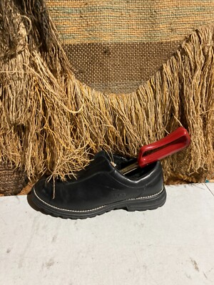 UGG Midtown Black Leather Slip On Mule Clogs Size 8 Style No. 5405