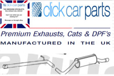 AUDI A1 8X1 8XK 8XA 8XF 1.6TDi  2014 > Exhaust Middle Pipe and Rear Silencer