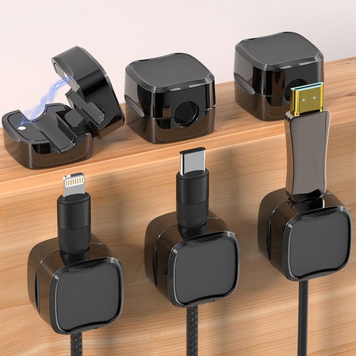 6x Charging Cable Magnetic Cable Organizer Storage Holder,Magnetic Cable Organiz - Picture 8 of 21