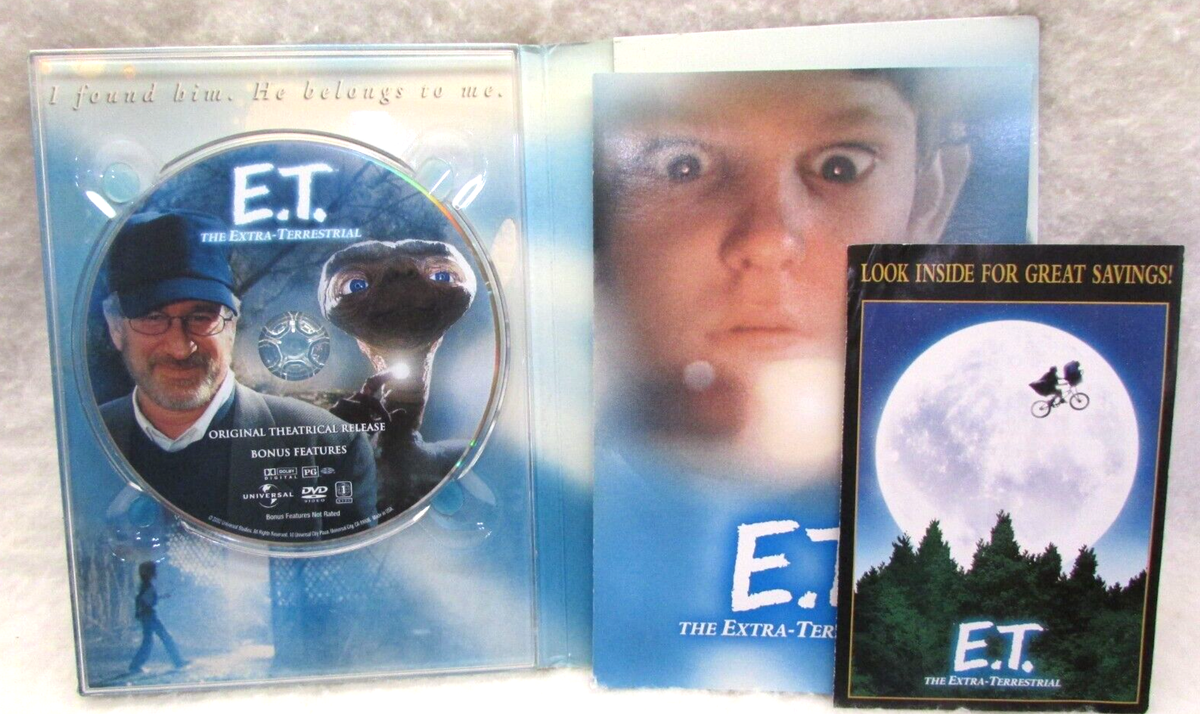 E.T. The Extra-Terrestrial DVD (2002, 2 Disc) Limited